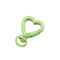 5pcs Metal Heart Lobster Claw Clasps Swivel Lanyards Trigger Snap Hooks Strap for Jewelry Making DIY Bags Keychain Key Rings