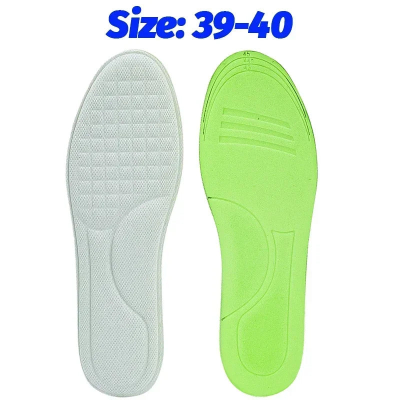 Soft Massage Insoles Memory Foam Orthopedic Insoles for Men Women Antibacterial Deodorant Absorb-Sweat Sports Shoes Insole Pads