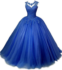 Customized Ball Gown Quinceanera Dresses Applique Sequins Women Prom Evening Party Gowns Birthday Princess Graduation Vestido