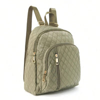 Quilted Pattern Classic Backpack