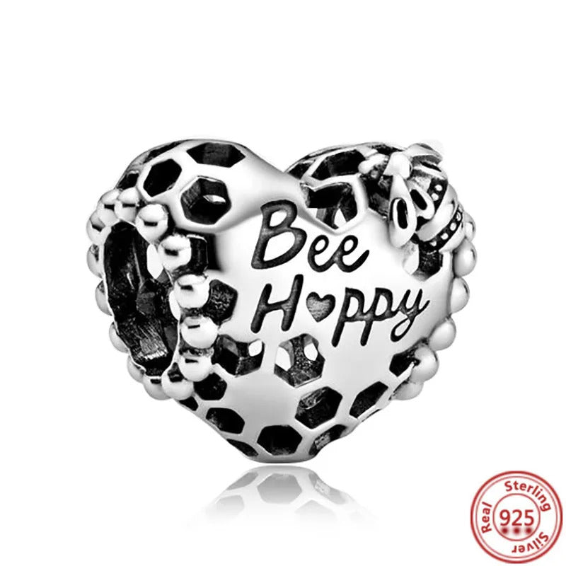 100% 925 Sterling Silver Love Puppy Football Camera Infinite Heart Beads Fit Original Pandora Charms Bracelet Women Jewelry Gift