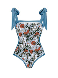 2023 Printed One Piece Swimsuit Women & Beach Skirt 2 Pieces Swimwear Female Sexy Bathers Bathing Swimming Swim Suit Beachwear