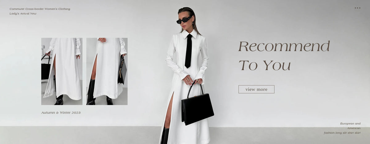 Clacive Fashion Slim White Dress Bodycon Lapel Long Sleeve Ankle Length Dress Party Elegant Classic Slit Dresses For Women 2024