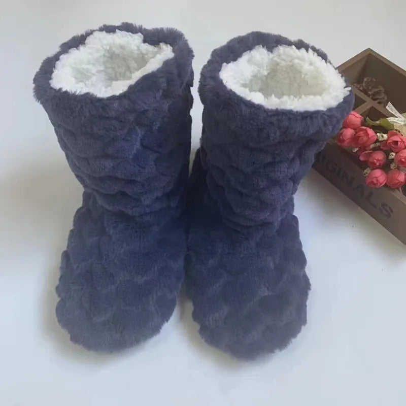 Thick Thermal Socks Men Women Winter Warm Home Soft Thickened Plus Velvet Sleeping Anti Slip Floor Slipper Sock For Christmas