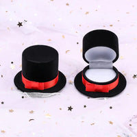 One Piece Velvet Jewelry Box Gift Box Container Wedding Ring Box Ring Case Earrings Holder For Jewelry Display& Jewelry Package