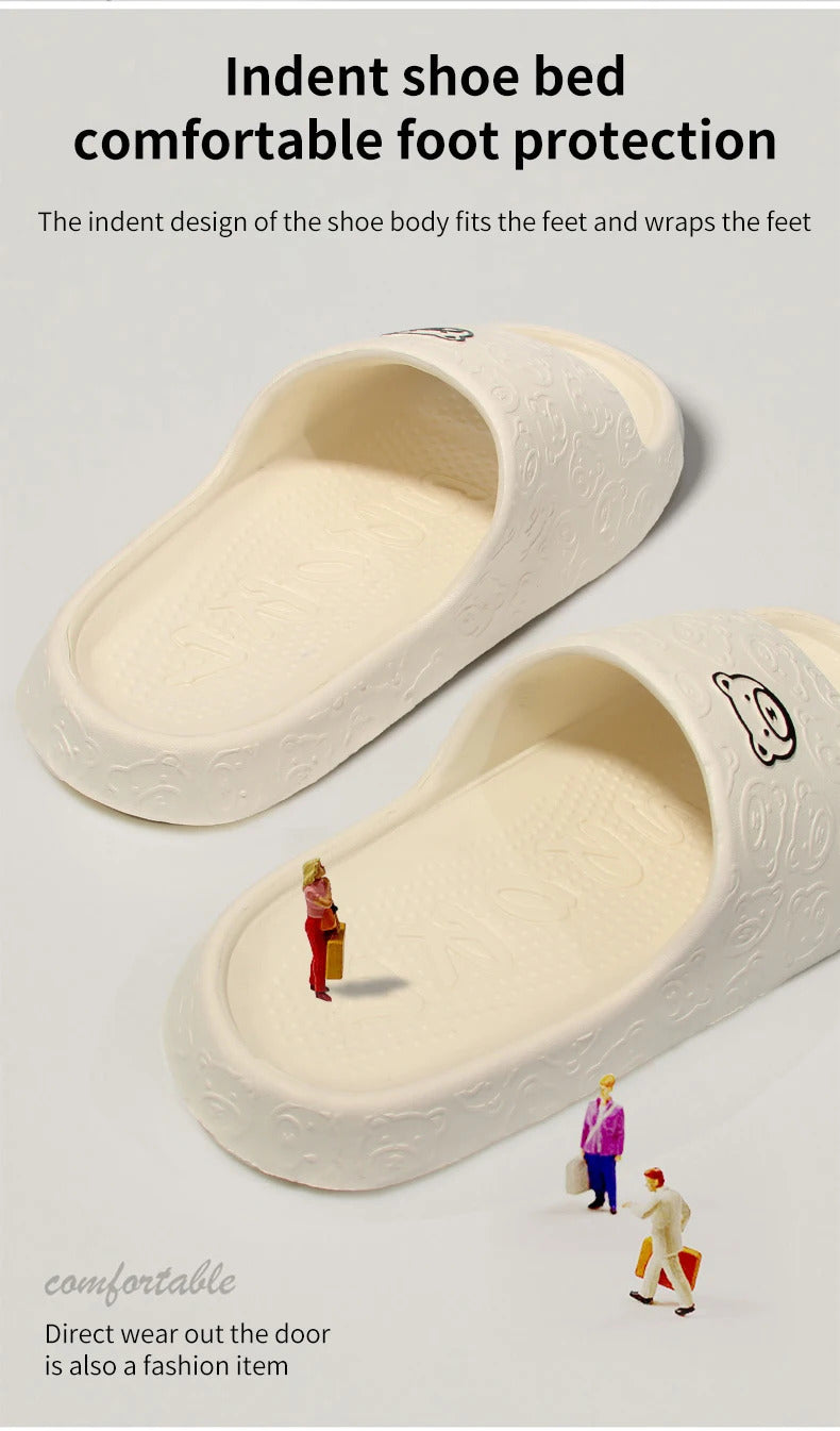 Non-slip Slippers Female Outer Wear 2024 New Bathroom Bathroom Indoor Home Sandals Female Summer Eva