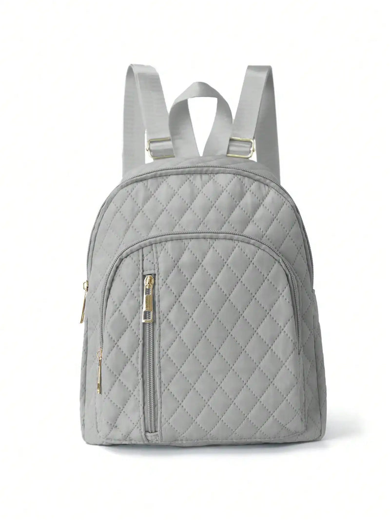 Quilted Pattern Classic Backpack