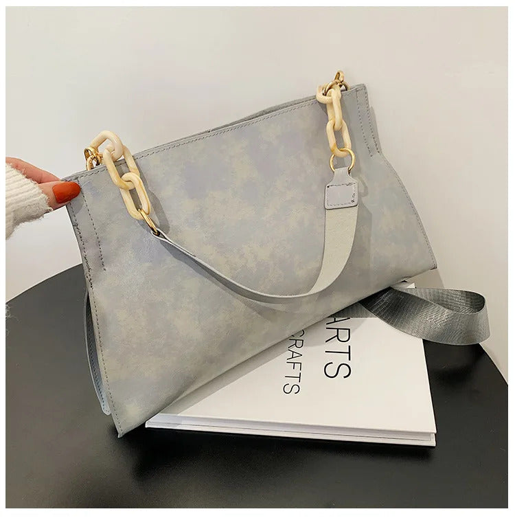 2024 New Design Handbags Women Shoulder Bag Soft Synthetic Leather Crossbody Large Capacity Fashion Female Underarm Bags