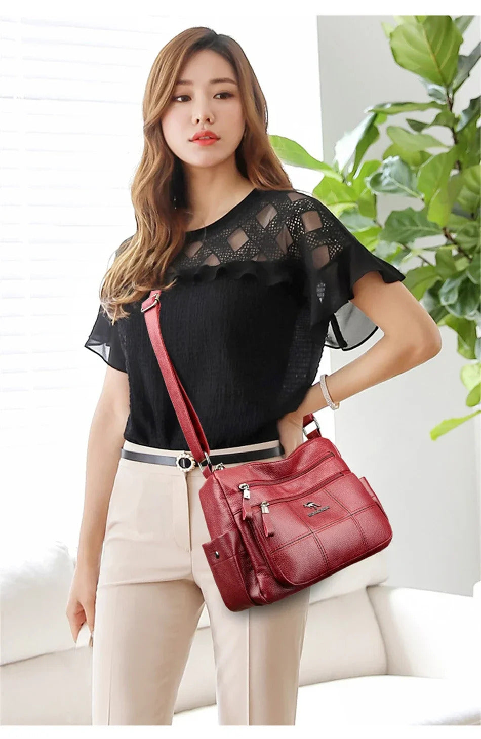 Genuine Brand Leather Sac Luxury Handbags Women Bags Designer Shoulder Crossbody Hand Bags for Women 2022 Purses and Handbags