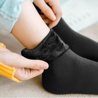 1/2/3/5/10Pairs Thermal Socks Women Winter Warm Thicken Fleece Short Socks Cashmere Wool Socks Snow Velvet Boots Home Floor Wear