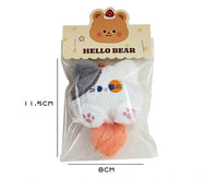 Cute Plush Cat Doll Pendant Girl Backpack Doll Pendant Couple Bag Keychain Decorative Gift