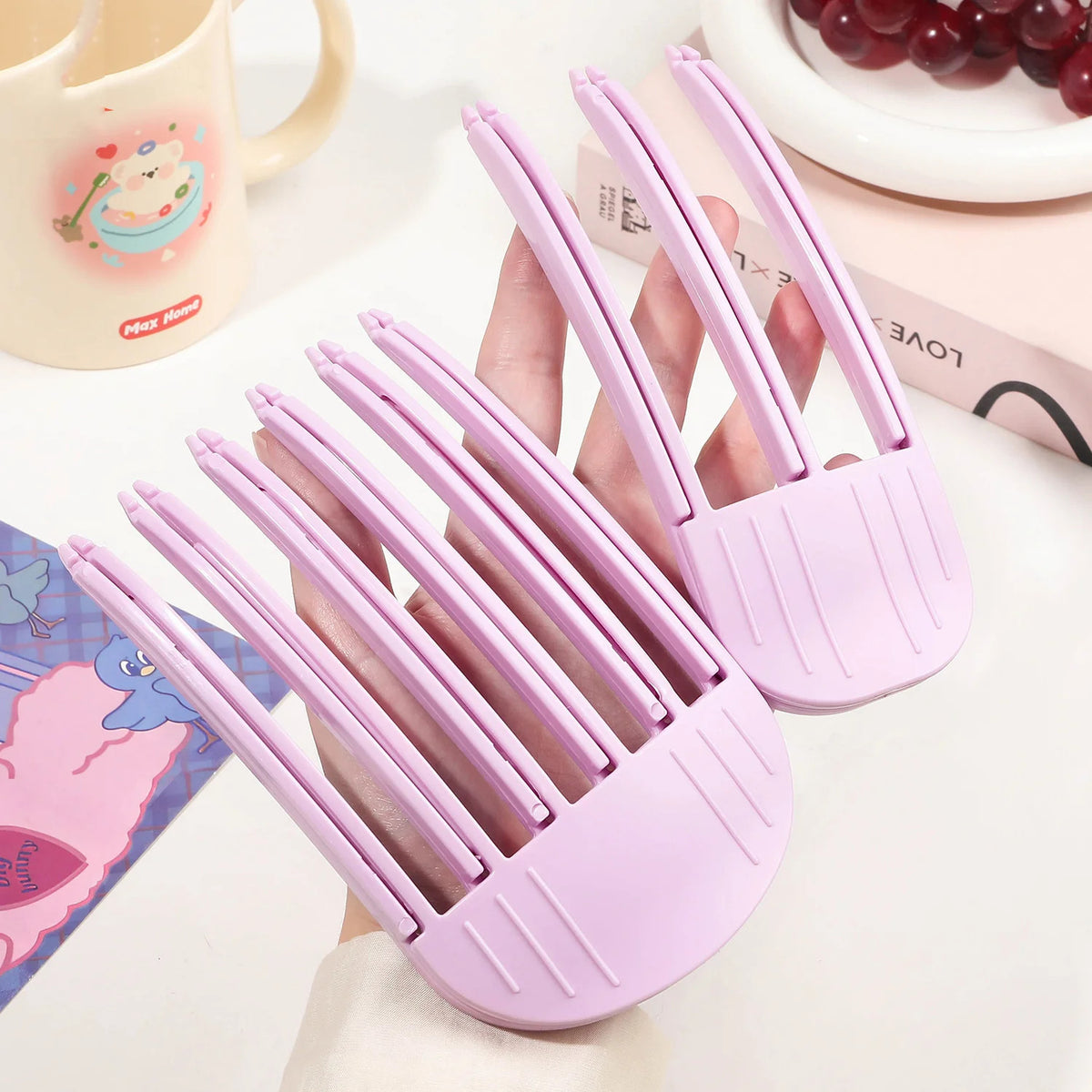 Fluffy Hairpin Curling Bangs Clips Hair Roots Volumizing Hair Clips Women Curling Fixed Shape Clips Fashion Volume Hair Roller