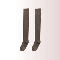 Classic Knit Leg Warmers Rib-Knit Knee-High Leg Warmer Socks Women's Stockings Knitted knee high socks for comfort