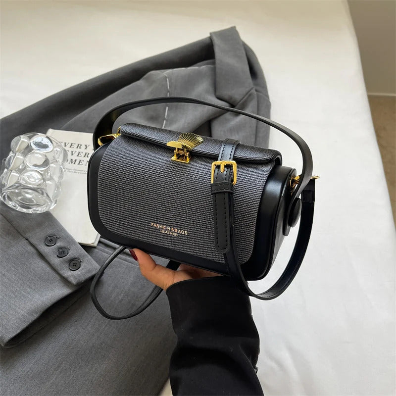 Simple Fashion Mini Square Women Crossbody Bags 2024 Luxury Designer Purses And Handbags Box Shape Pure Color Shoulder Satchels