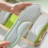 Soft Massage Insoles Memory Foam Orthopedic Insoles for Men Women Antibacterial Deodorant Absorb-Sweat Sports Shoes Insole Pads