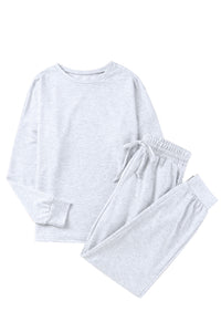 Blank Apparel - Long Sleeve Pullover and Jogger Pants Lounge Set