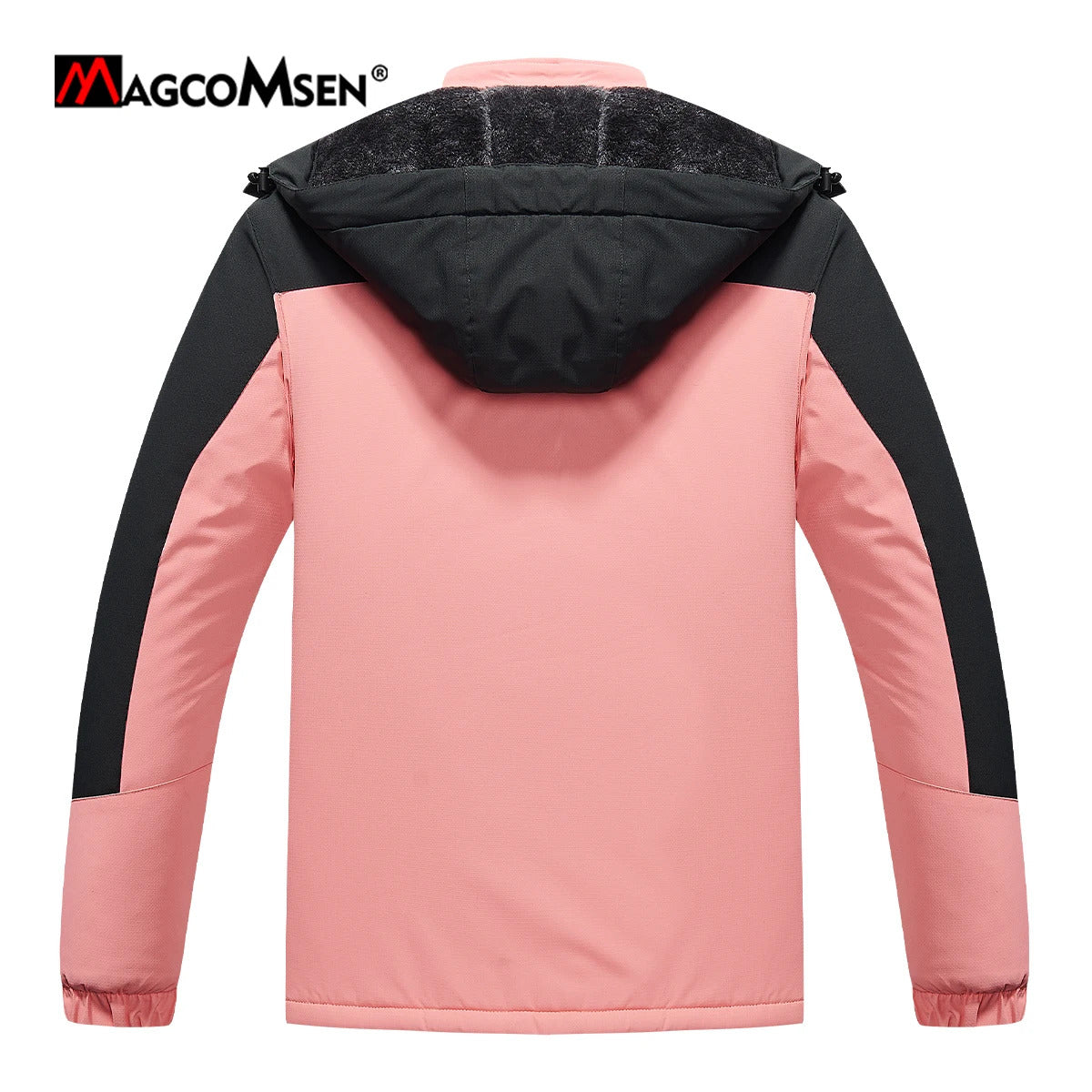 MAGCOMSEN Womens Ski Jacket Winter Warm Fleece Parka Windproof Rain Snowproof Thermal Heavy Coat Hiking Ladies Snowboard Anorak