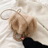 Cute Pumpkin Bag 2025 Autumn And Winter New Fashion Cloud Crossbody Bag Niche Design Sweet Girl Handbag