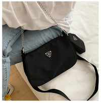 New Simple Small Crossbody Female Armpit Bags Solid Color Shoulder Bags Casual Bags Slanting Women's Bags Mother's Bags