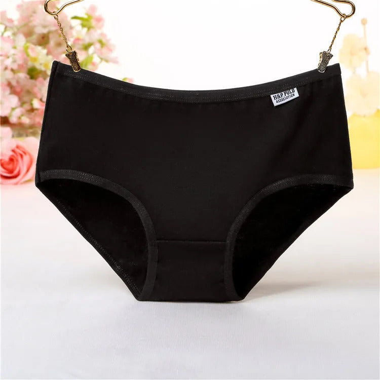 7Pcs For Woman Cotton Underpants Sexy Soft Breathable Briefs Female Panties Girls Cute Solid Color Underwear Women Panties Hot