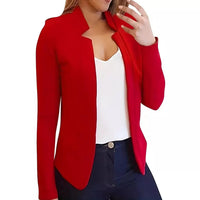 New Cross-Border Women's Wear, Pure Color Chigong Small Suit Cardigan Formal Jacket