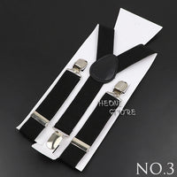 New Candy Color Adjustable Suspenders Elastic Leather Y-Back Braces Straps For Men Women Kids Pants Shirt Girl Skirt Accessories