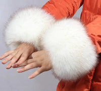 Imitation Raccoon Fox Hair Fluffy Hand Rings Fluffy Wrist Guards Women's Cuffs Imitation Rabbit Fur Bracelets Cuffs Wrist Covers