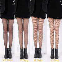 Sexy  Fishnet Stockings Women's Tights Fishnet Mesh Long Nylon Tights Body Stockings Fish Net Pantyhose High Waist Hosiery