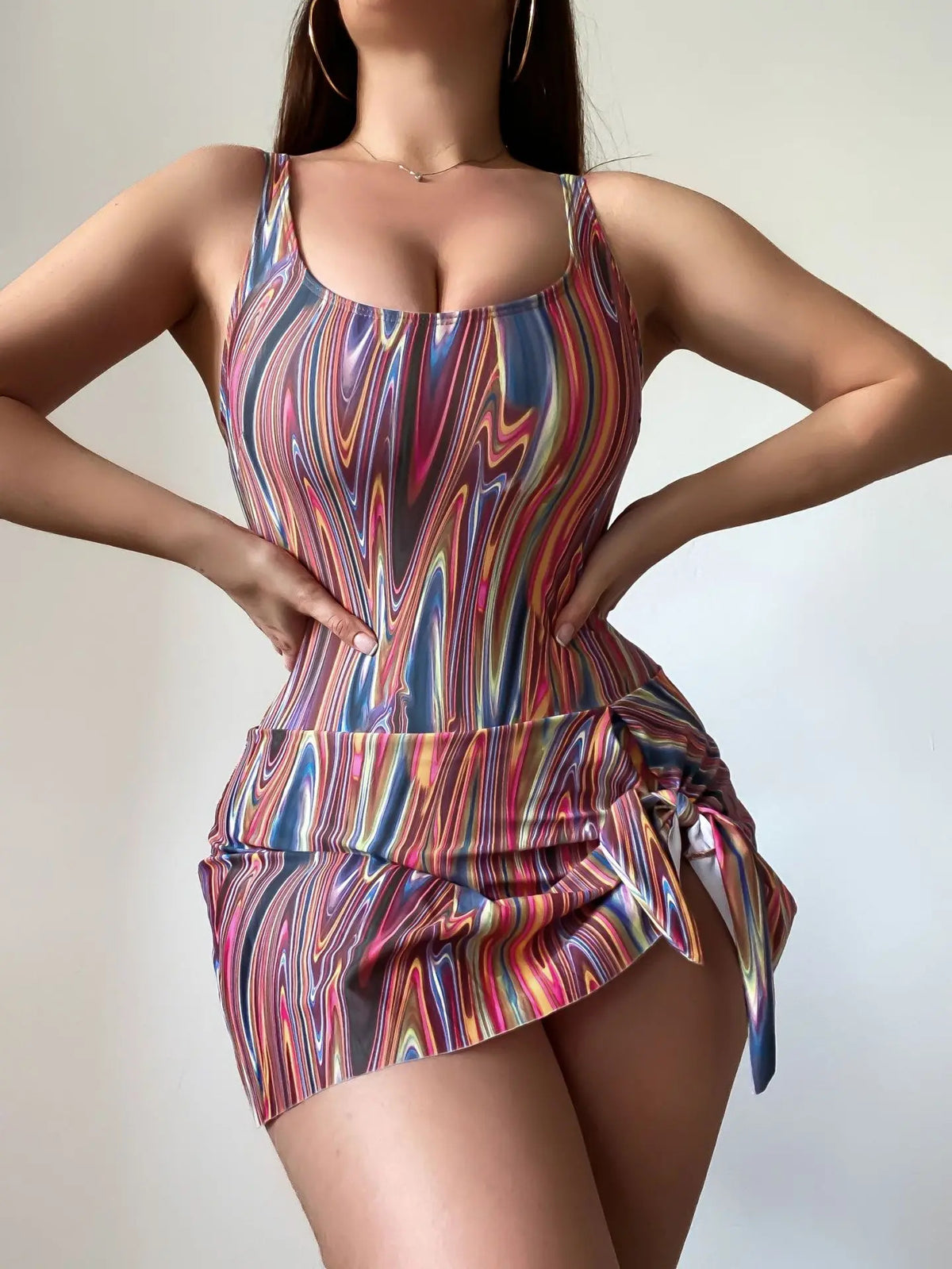 VigoBreviya 2025 Sexy Solid Strapped Swimwear Women Push UP Dress One Piece Swimsuit Summer Beach Monokini Backless Bathing Suit