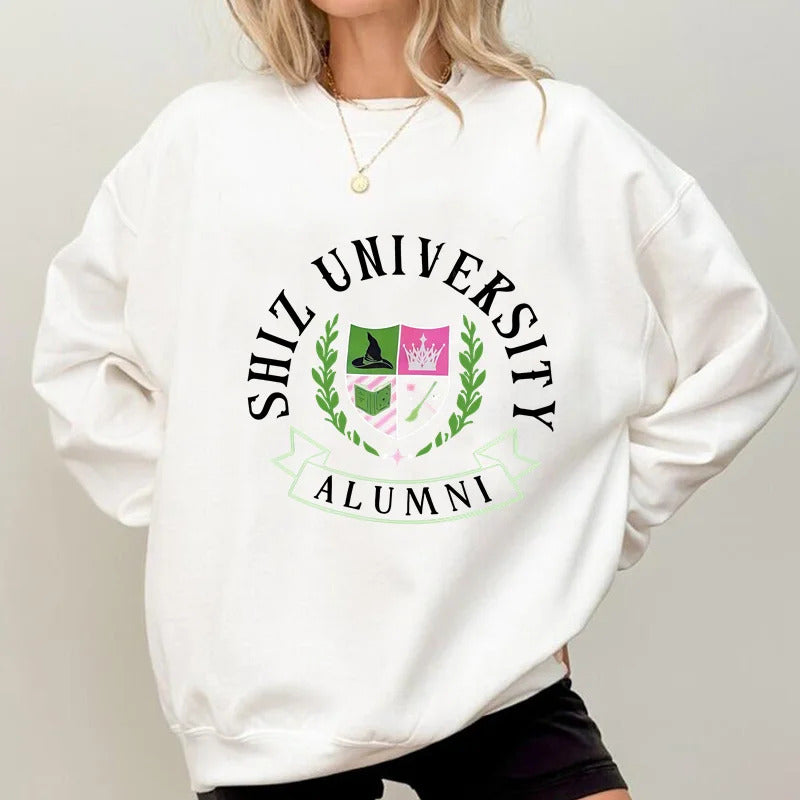 Individual Wicked Alumni Sweatshirt Woman Clothing Harajuku Pullover Streetwear Autumn Long Sleeve Women's Clothing Hoodies