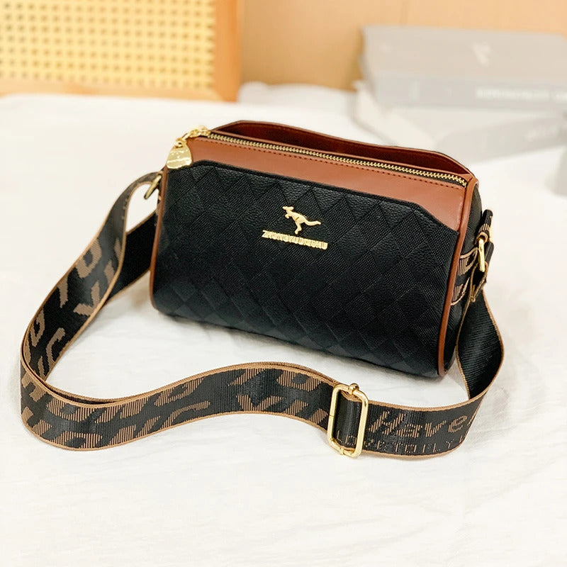 Luxury High Quality Women Messenger Bag Famous Designer Lady Shoulder Bags Fashionable Checkered Trendy Crossbody Sac A Main