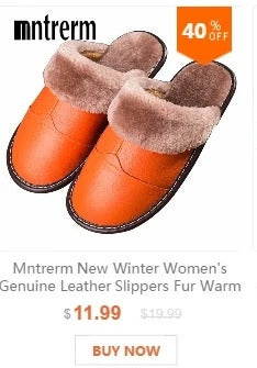 Mntrerm 2022 New Indoor Home Slippers Flannel Slippers Plush Home Slippers Couples Wooden Floor Slippers For Women Shoes woman