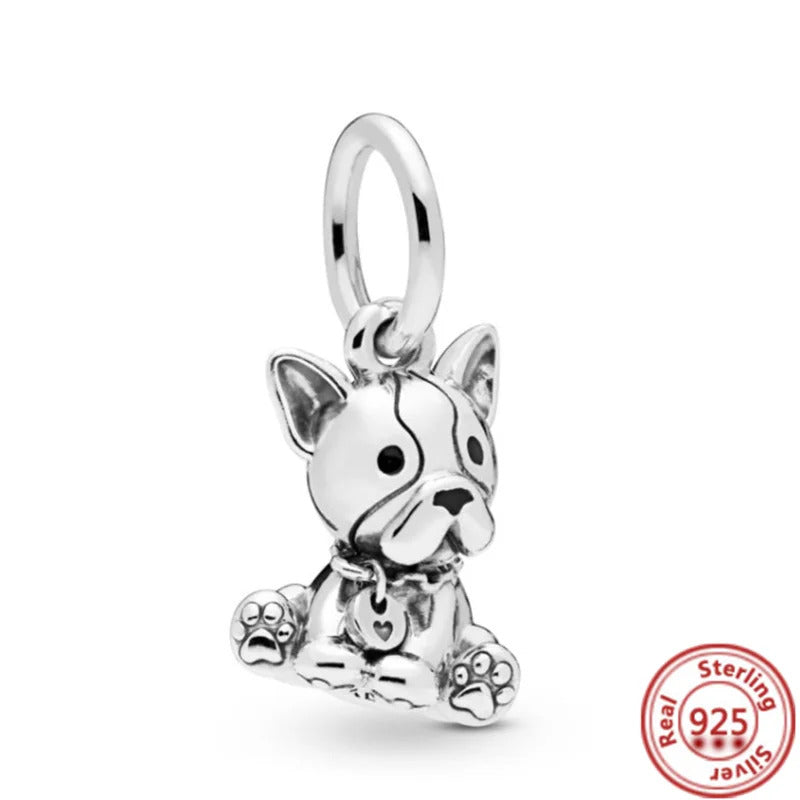 100% 925 Sterling Silver Love Puppy Football Camera Infinite Heart Beads Fit Original Pandora Charms Bracelet Women Jewelry Gift