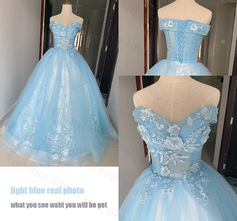 15 Quinceanera Dresses 2024 Sweet Party Dresses Luxury Lace 15 year old dress Ball Gown 16 Colors Vestidos Plus Size customized