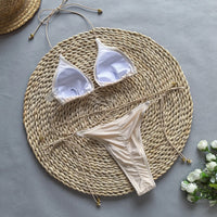 Sexy Bikini Swimsuit Swimwear Bathing Suit Triangle Bikini Set Women Biquini Bandage Beach Wear Two Piece Suit Swimming