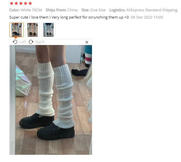 70CM Lengthened Leg Warmers Women's Lolita Long Socks JK College Style Knitted Warm Socks Autumn Winter Over Knee Boot Cuffs