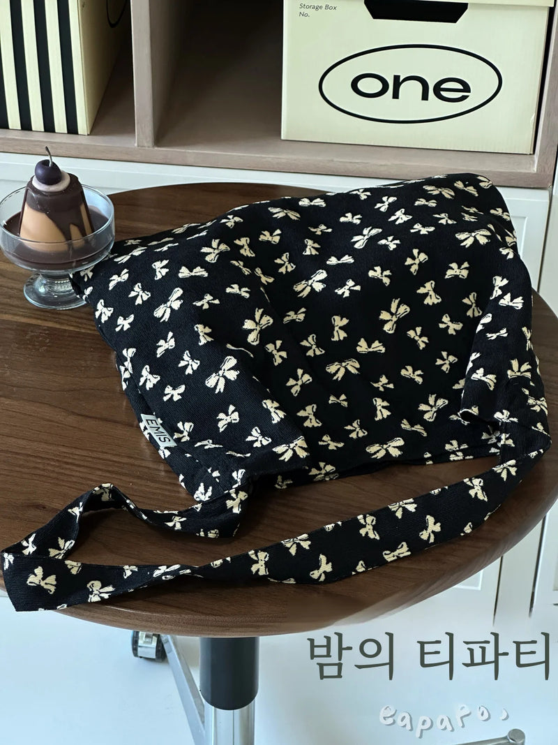 Floral Casual Canvas Bag Large Capaci Bag Women Japan fashion Ins Sle Lightweight Messenger Bag Student Commuter Shoulder...