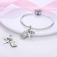 Silver Plated Cats Firefly Crosses Owls Dreamcatchers Charms Fit Original Pandora Beads Pendent Dangle Bracelet Woman Jewelry