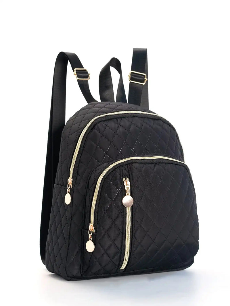 Quilted Pattern Classic Backpack