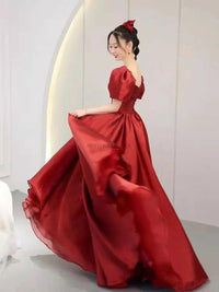 Evening Prom Dresses for Women Square Collar Puff Sleeve Organza Casual Summer Dress 2023 Elegant Formal Birthday Party vestidos