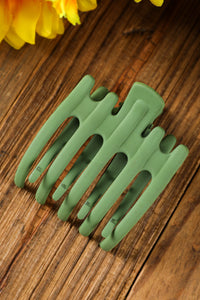 Blackish Green 5 Teeth Frosted Hair Claw Clip