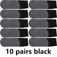 10pairs Womens Anti-Slip Cotton Socks ,Sweat Absorbing Anti-Slip Cotton Bottom Stretch Socks