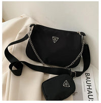 New Simple Small Crossbody Female Armpit Bags Solid Color Shoulder Bags Casual Bags Slanting Women's Bags Mother's Bags