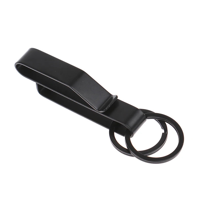 1Pc Outdoor Hanging Buckle Stainless Steel Detachable Key Chain Belt Clip Buckle Hanging Key Ring Holder Tool