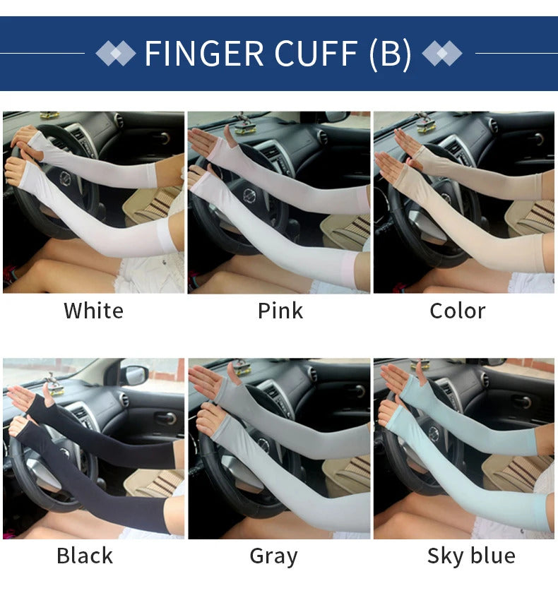 Sun protection sleeve Summer ice sleeve sleeve Breathable gloves Flesh color thin ice silk skin color arm sleeve Arm sleeve