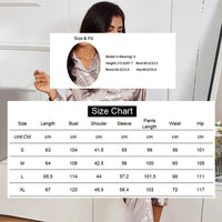 Pajamas Set Long Sleeve Sleepwear Women Button Down Nightwear Pj Sets Print Shirt with Trouser Loungewear Female Pyjamas Suits