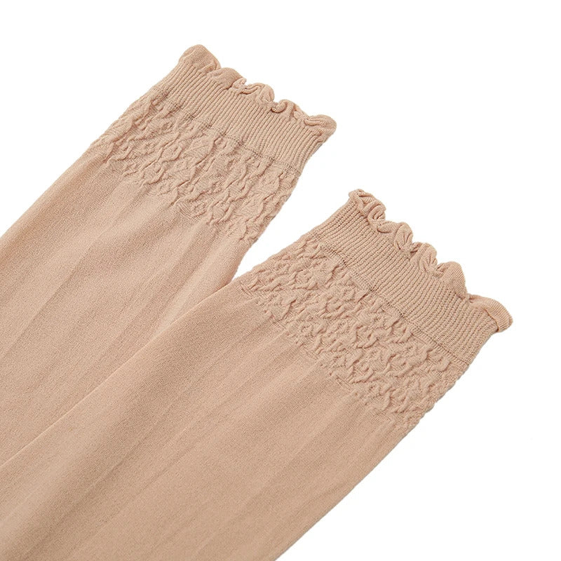 Modal Islamic Sleeves Lace Gloves Arms Stretch Stretchy Cover Islam Oversleeves Abaya Hijab Islam Islamic Sleeves Arm Cover New