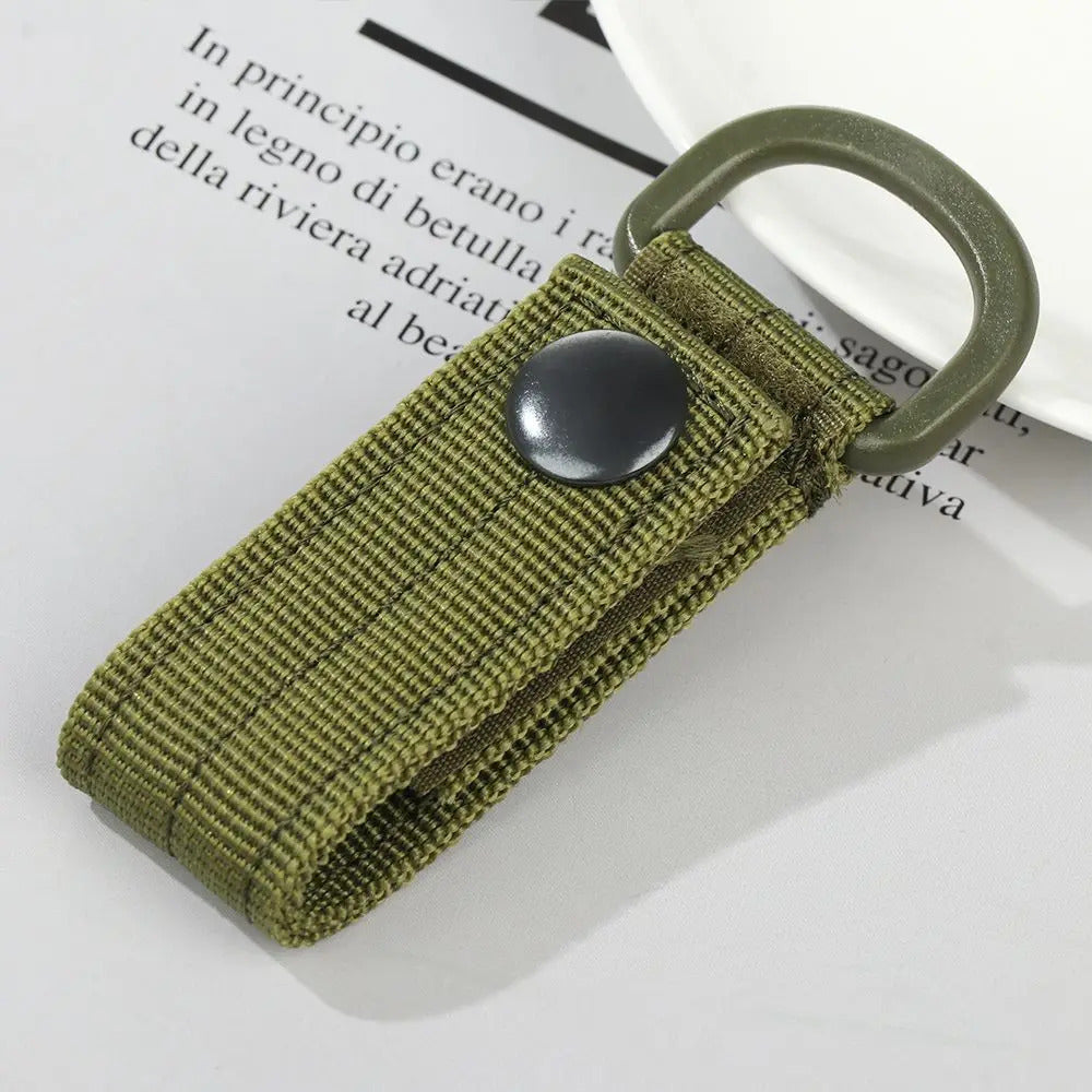 Hanging Key Hook Clip Clamp Buckle Hook Clip Nylon Webbing Molle Belt Clip Outdoor Buckle Strap Hunting Accessories Equipment