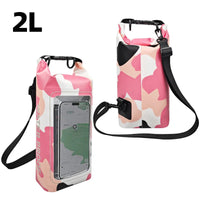 2L Dry Bag Touch Screen Waterproof Bags For Trekking Drifting Rafting Surfing kayak Outdoor Sports Bags Camping Equipment XA394Q