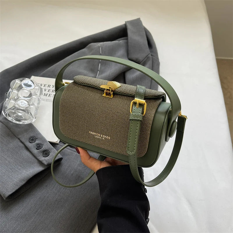 Simple Fashion Mini Square Women Crossbody Bags 2024 Luxury Designer Purses And Handbags Box Shape Pure Color Shoulder Satchels